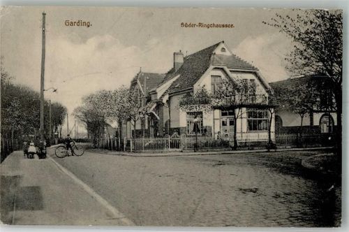 Garding 1918 Süder-Ringchaussee Fahrrad Kinder