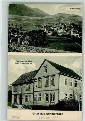 Schmerbach Gasthaus zur Post