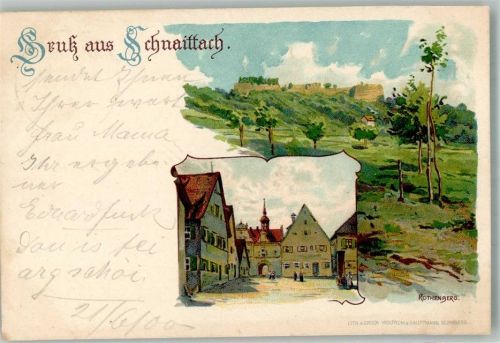 Schnaittach 1900 Rothenberg Dorfplatz