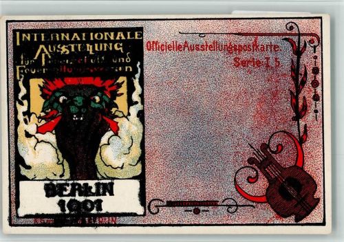 Berlin, unsortiert 1901 Ausstellung Serie 1/5 Verlag Klimoff Lithographie