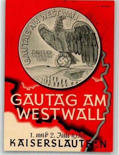 Kaiserslautern SST Gautag am Westwall 1939