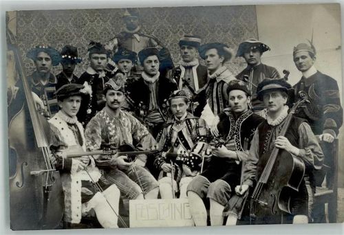 Straubing Fasching 1908 Ort handschriftlich