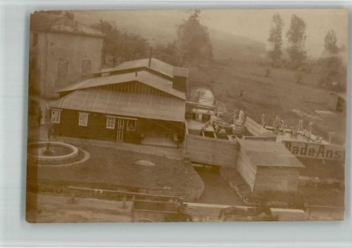 Gerolstein 1918 Schwimmbad Bade Anstalt Ort handschriftlich