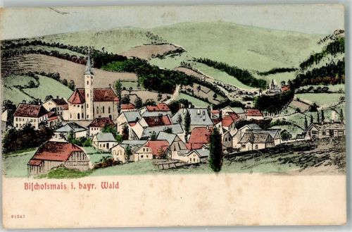 Bischofsmais 1907 Pfarrkirche St. Jakobus d. Ä.
