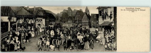 96515 O6400 Sonneberg , Thür 1910 Klapp AK Sonneberger Gruppe Weltausstellung Brüssel 1910
