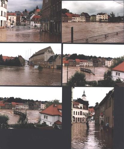 Penig Hochwasser 2002 Lot mit 6 St