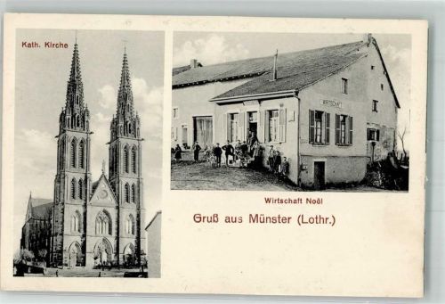 Munster Kath. Kirche Gasthaus Noel