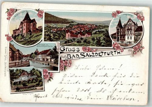 Bad Salzdetfurth 1897 Kinderheilanstalt Villa Thiele Logirhaus