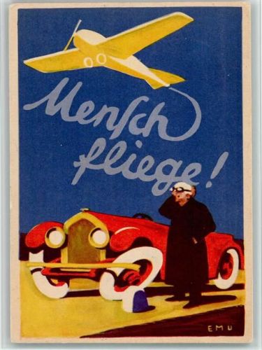 Breslau 1923 Schlesische Luftverkehrs A.G. Befördert Segelflugweltmeister Schulz