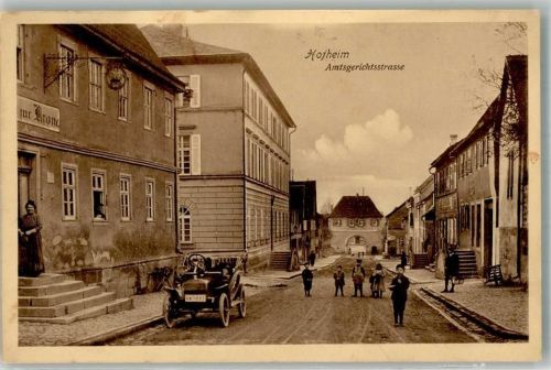 Hofheim 1910 Amtsgerichtstraße