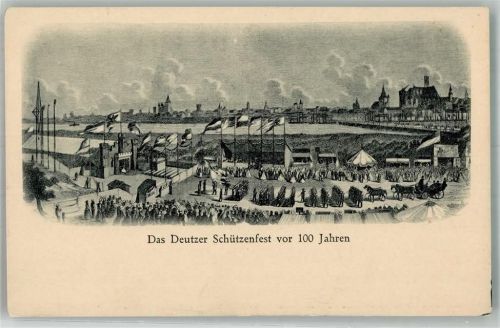 Köln Deutz 105 Das Deutzer Schützenfest vor 100 Jahren Festgelände