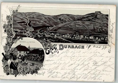 Durbach 1898 Gasthaus zum Ritter