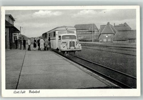 List Bahnhof Bus zu Schienenfahrzeug umgerüstet