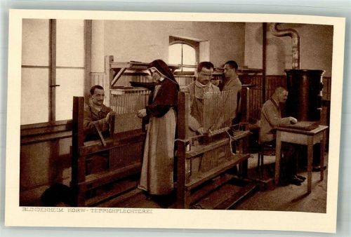 Horw 1914 - 1918 Blindenheim Teppichflechterei