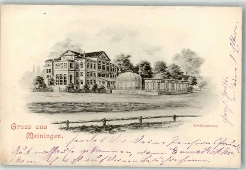 Meiningen 1902 Gasthaus Schützenhaus