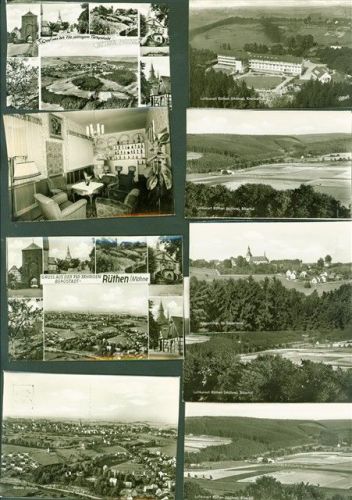 Rüthen Lot mit 18 AK und 1 Foto Originale aus dem Archiv des CeKaDe-Verlages wenige mehrfach