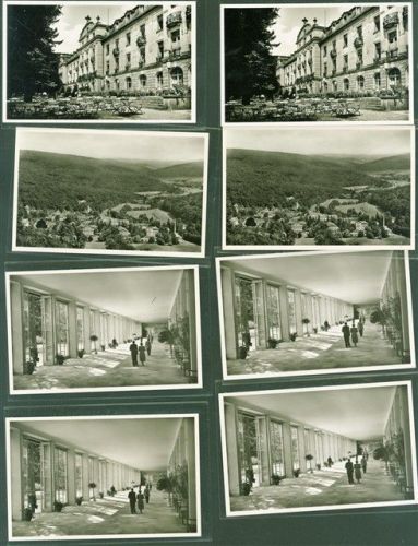 Bad Brückenau Lot mit 9 AK Kurhotel Originale aus dem Archiv eines Ansichtskartenverlages alle mehrfach