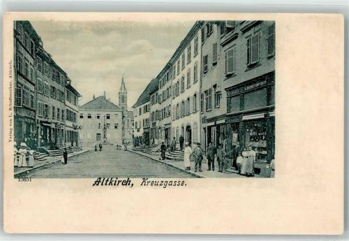 Altkirch 1901 Kreuzgasse