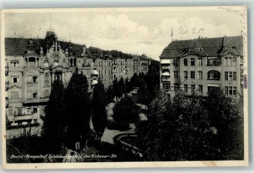 Tempelhof Schönburg Straße Ecke Richnow Straße