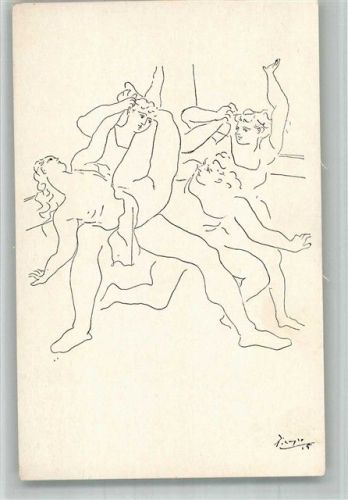 1915 Vier Ballettänzer nach Pablo Picasso v. 1925 Lithographie Museum of Modern Art