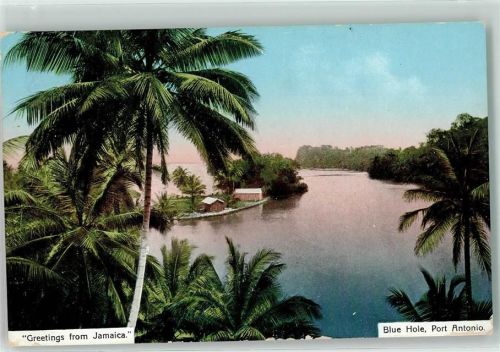 Port Antonio Blue Hole Grettings Palmen
