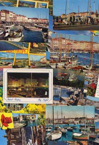Saint-Tropez Lot mit 29 div. AK