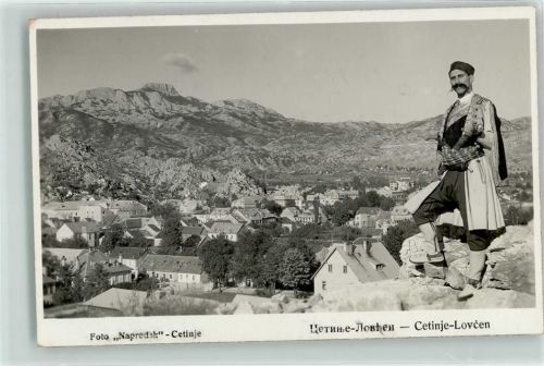 Lovcen Cetinje Lovcen Hauptgebirge Volkstyp Tracht
