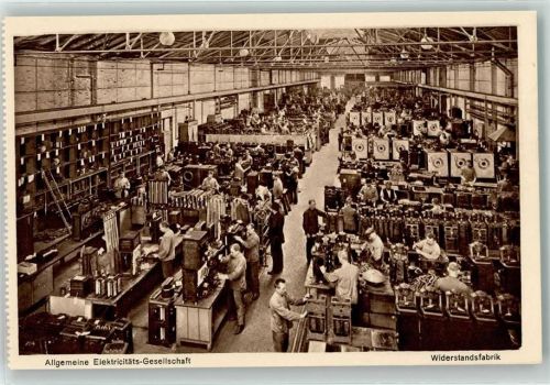 Berlin Mitte Widerstandsfabrik Beruf Industrie Allgemeine Elektricitäts-Gesellschaft