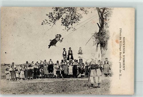 1918 Fetes de Village Serbe Tracht