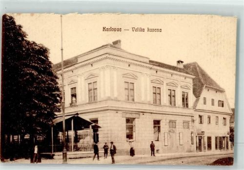 Karlovac 1915 Velka kavana