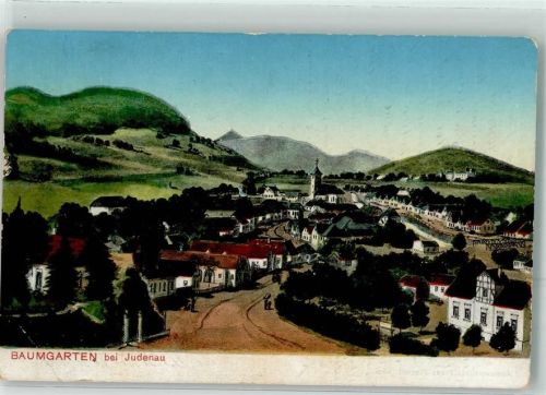 3441 Judenau 1915 Gebrauchsspuren Baumgarten