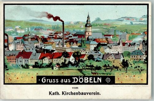 04720 O7300 Döbeln KEINE AK Döbeln signiert Informationskarte
