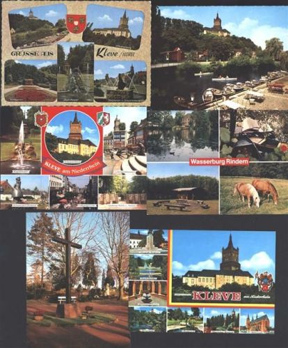 Kleve Lot mit 6 div AK