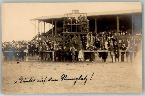 Osterode 1921 Pferderennbahn Ort lt. Fotograf