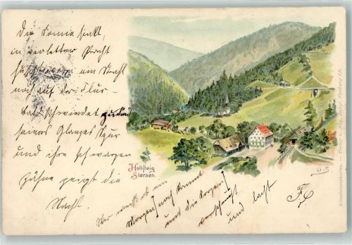 Breitnau 1898 Höllsteig Sternen sign. U.S.