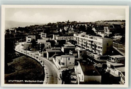 W7000 Stuttgart Weissenhofsiedlung Bauhaus Foto AK