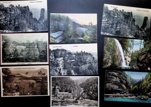 Kleinposten bis 20 Lot mit 20 AK Böhmische Schweiz
