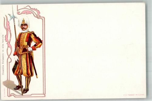 Roma 1900 Guardia Svizzera in alta tenuta Jugendstil
