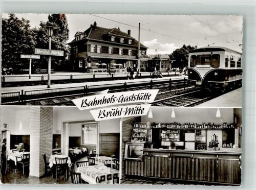 Brühl Bahnhof Eisenbahn Gasthaus