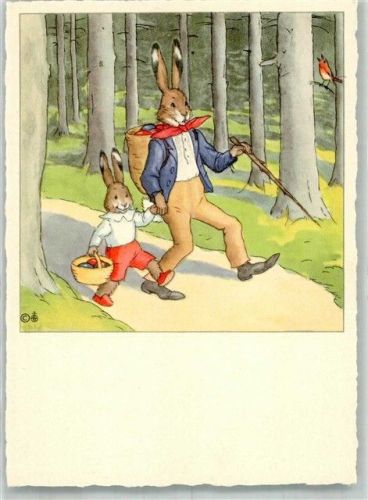 Nr. 5214 Ostern Der Osterhase kommt vermenschlicht