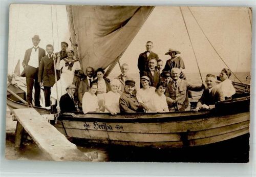 Ahlbeck 1921 Segelboot Hertha