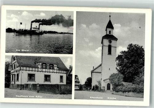 Altenheim Gasthaus zum Adler Kirche Raddampfer