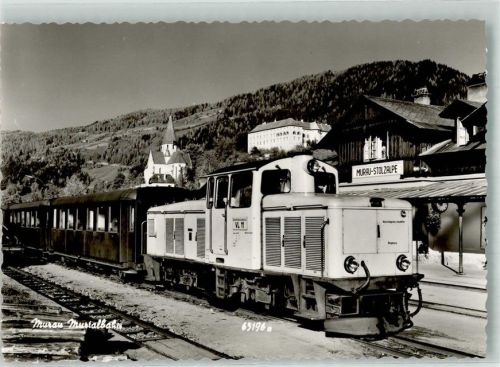 Murau Eisenbahn Bahnhof Stolzalpe Murtalbahn