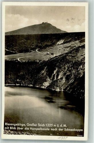 Hampelbaude 1938 Hüttenstempel