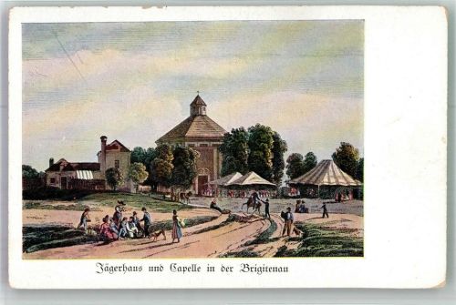 Wien Jägerhaus und Kapelle ín der Brigitenau
