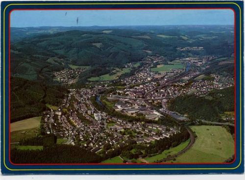 1996 Plettenberg, Luftaufnahme,Schöning & Co AKU1