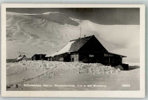 Rinnhofer Hütte Hüttenstempel Schneealpe