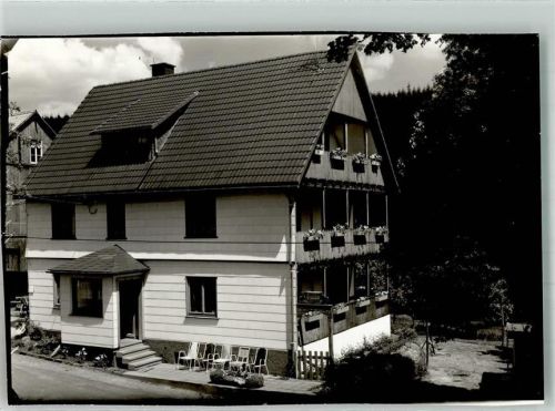 Zinse Pension Haus Weiand Ort handschriftlich