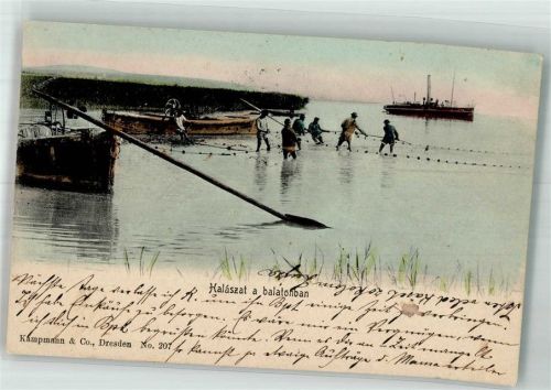 Balaton 1905 Beruf Fischer Balaton