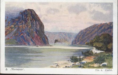 um 1900 Koblenz, Loreley-Felsen, Künstler-AK